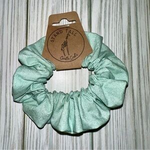 $7ea or 3/$15 mint sparkle hair scrunchie new